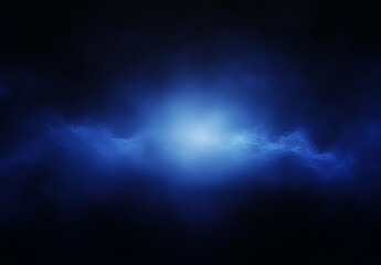 Fototapeta premium A dark blue gradient background with a grainy texture. 