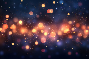 captivating bokeh: a journey through festive, glowing lights and abstract textures