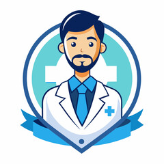 Healthcare Professional in Lab: Realistic Vector Illustration for Medical Science