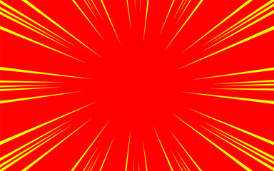 Comic Zoom Line Background Vector Illustration