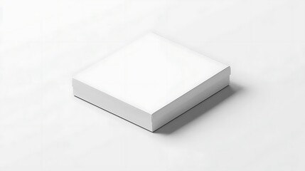 Blank White Cardboard Box Mockup   Packaging Design Template