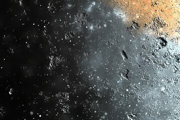 Obraz premium Glitter sand background. Gray monotone grain texture.