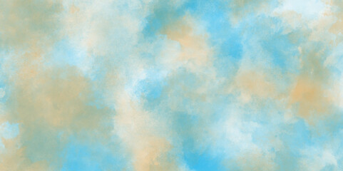 Colorful watercolor splatter brush painted digital art painting on paper or canvas, creating a calming and artistic colorful paint background, Fractal art background with multicolor creative design.	