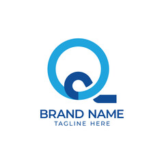  modern letter q logo vector.