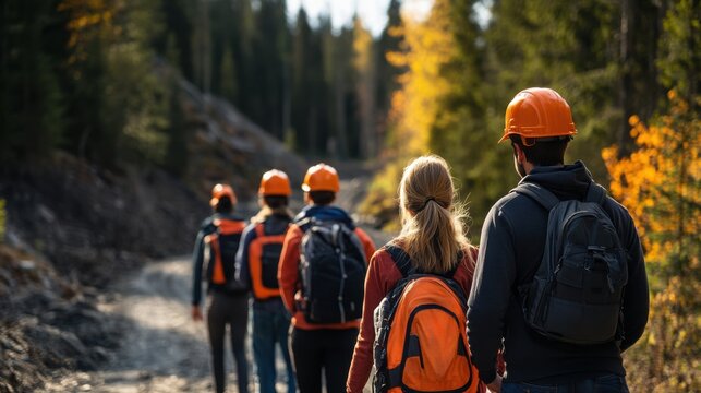 Team Building Workshop in Nature with Safety Gear