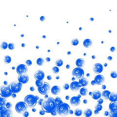 Magnesium round capsules scattered randomly.