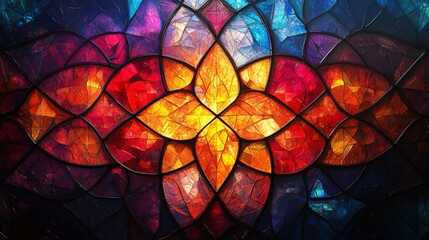 Colorful glass mosaic temple