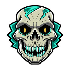 Fototapeta premium Skull Illustrations Design for Outdoor t-shirt Design