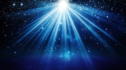 Fototapeta premium Abstract Blue Light Background