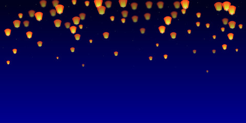 Yi peng festival card.