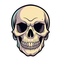Fototapeta premium Skull Illustrations Design for Outdoor t-shirt Design