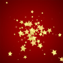 Magic stars vector overlay.  Gold stars scattered