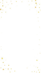 Magic stars vector overlay.  Gold stars scattered