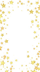 Magic stars vector overlay.  Gold stars scattered