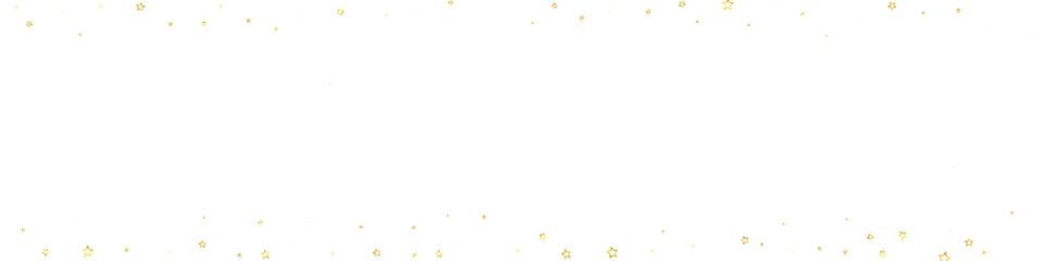 Gold sparkling star confetti.