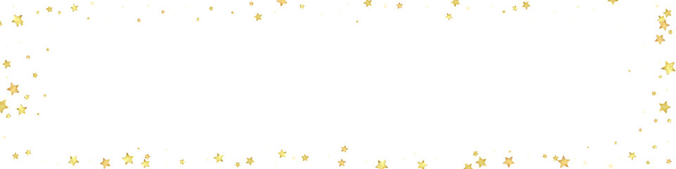 Magic stars vector overlay.  Gold stars scattered