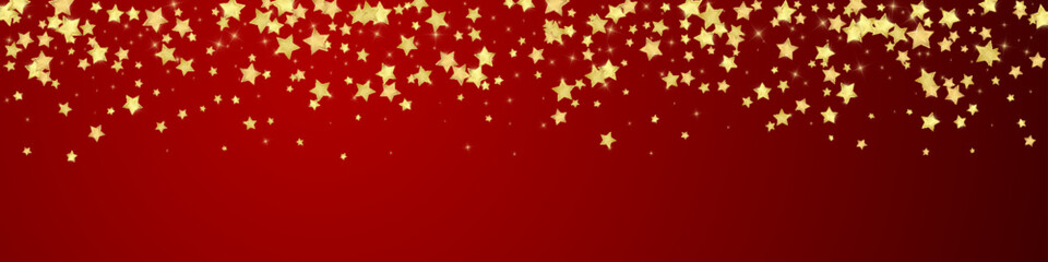 Magic stars vector overlay.  Gold stars scattered