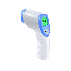 Electronic modern thermometer with screen for displaying body temperature