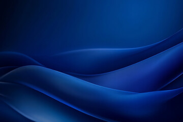 Obraz premium Blue Serenity: Captivating Abstract Waves and Designs