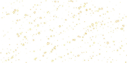 Christmas spirit. Scattered falling stars.