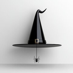 Fototapeta premium Witch Hat and Spider