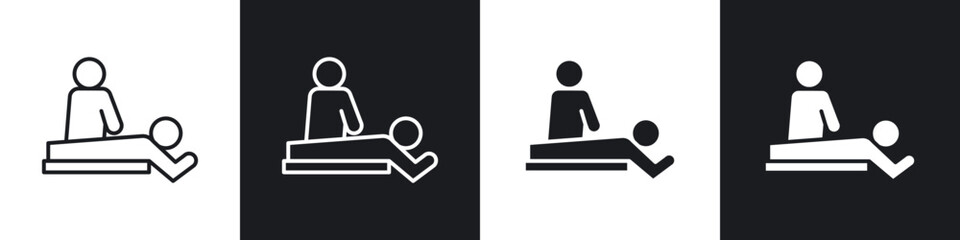 Massage icon. isolated vector icon.