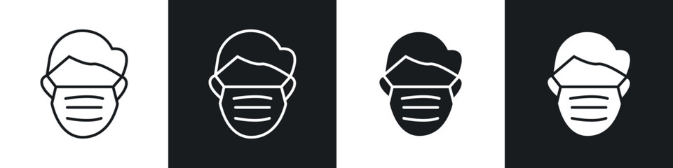 Person in mask icon