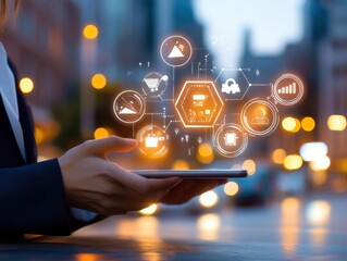 Abstract Economic Concepts with Digital Interface