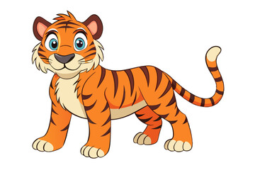 Tiger cartoon vector