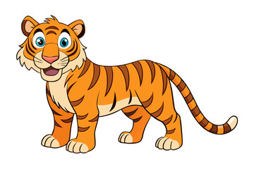 Tiger cartoon vector