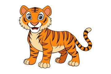 Tiger cartoon vector