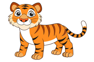 Tiger cartoon vector