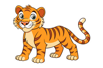 Tiger cartoon vector