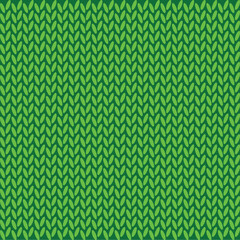 Green knitted texture, perfect for backgrounds, textile design and wallpapers
