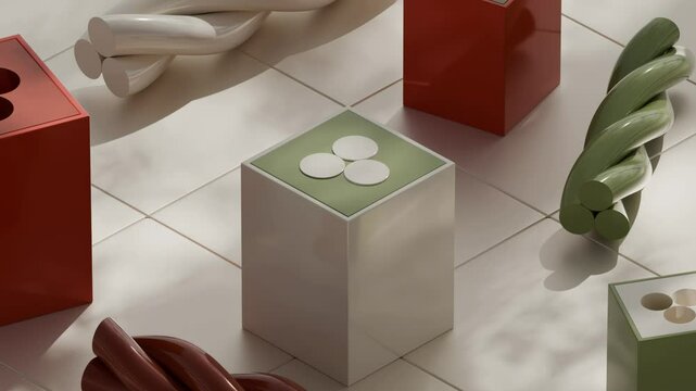 Invisible Cut Fit 3D animation