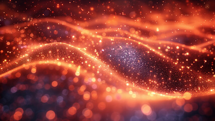 Abstract background with glowing lights. 3d rendering. Luxury Wave background. Abstract 3D Background, flowing  texture. Nice waves. Dynamic flowing backdrop.