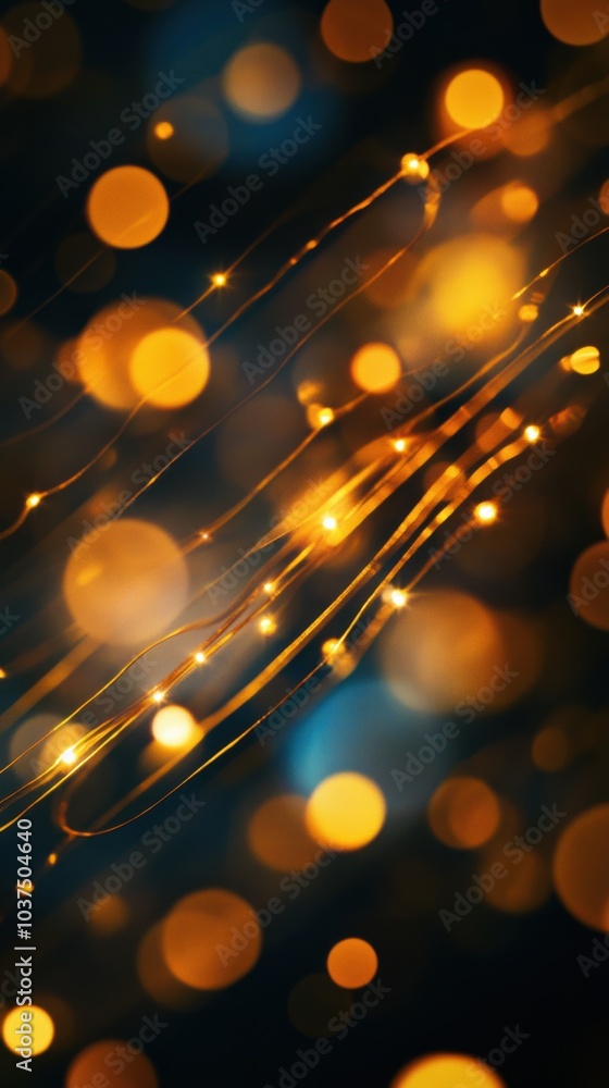 Poster Colorful lights twinkle and swirl, creating a joyful and enchanting ambiance that captures the essence of holiday celebrations. Generative AI
