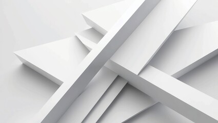   Geometric Cubes Pattern in white Tones – Modern Minimalist D Design for Architectural and Visual Concepts