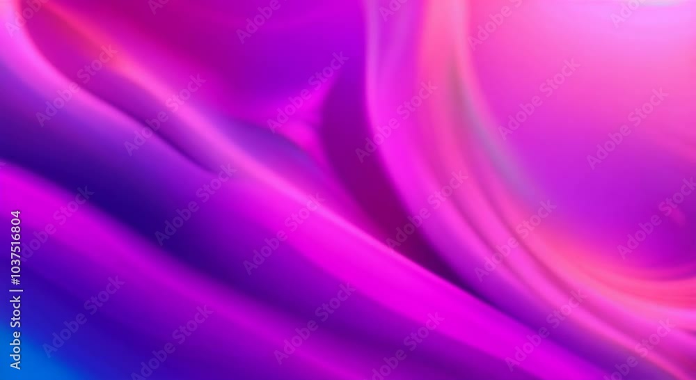 Poster abstract purple animation background with color refraction effect seamless looped video 3d render 4k