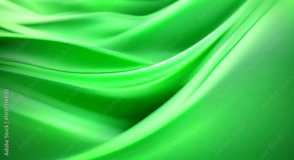 Poster abstract smooth green background loop smooth flowing green background that evokes a sense of calm an