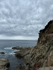 A coast cliff in Spain 
