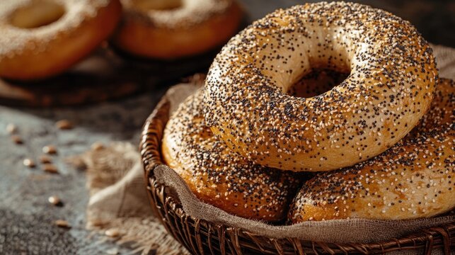 Baked Sesame Bagels