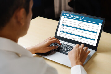 Online loan application form for modish digital information collection on the internet network