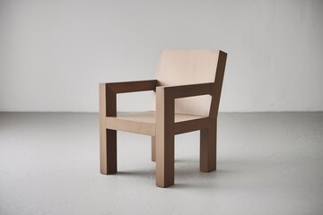 Modern Cardboard Armchair: A sleek and minimalist design, this cardboard armchair exudes contemporary elegance with its clean lines and simple structure. Crafted from sustainable materials.
