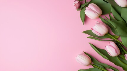Flowers frame background template