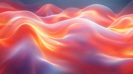 Fototapeta premium Abstract waves of soft colors create a serene and dynamic visual experience.