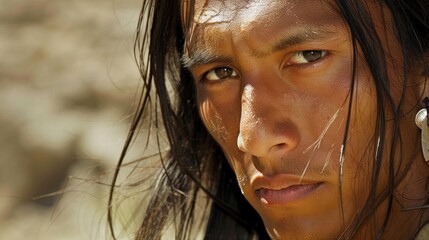 Portrait of a Native American Man