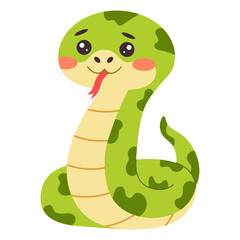 Snakes symbol of the New Year 2025. Vector illustration. 6