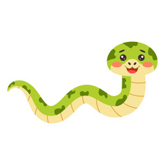 Naklejka premium Snakes symbol of the New Year 2025. Vector illustration. 8