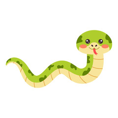 Naklejka premium Snakes symbol of the New Year 2025. Vector illustration. 9